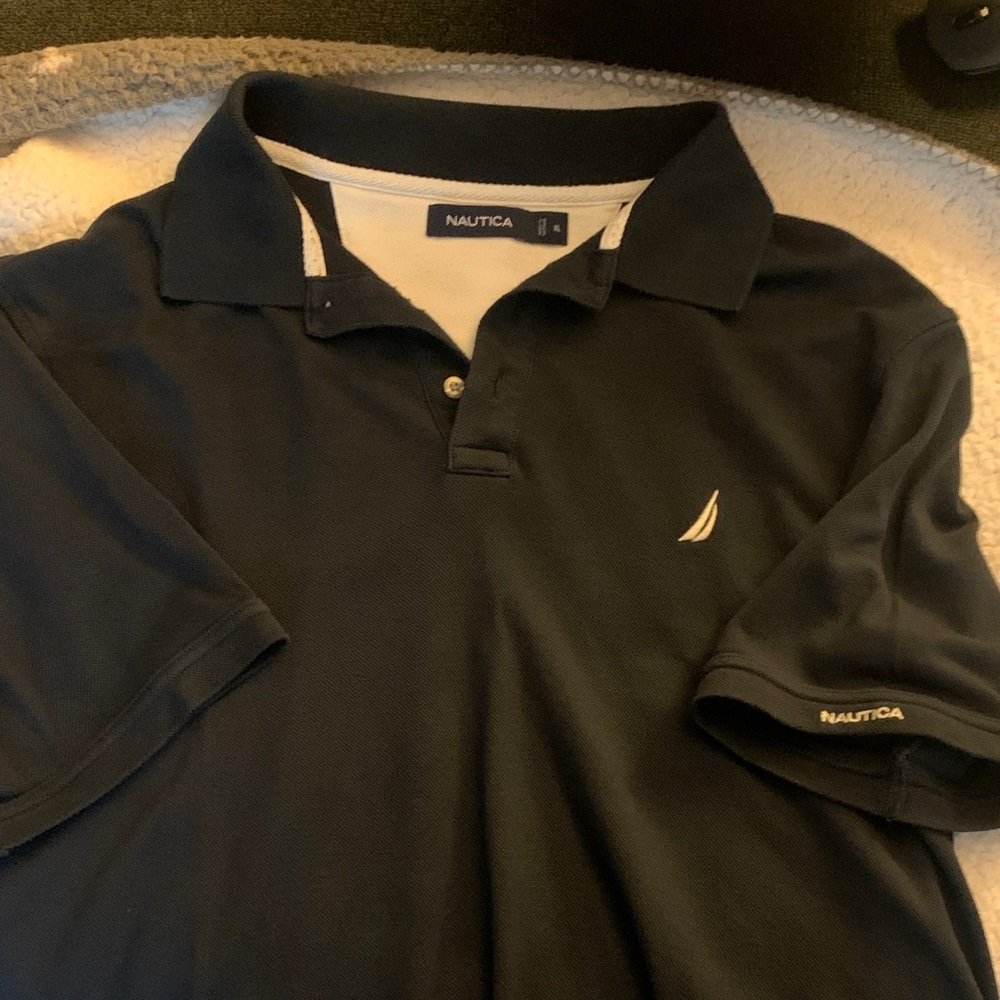 Nautica Men's Dark Blue Polo Shirt